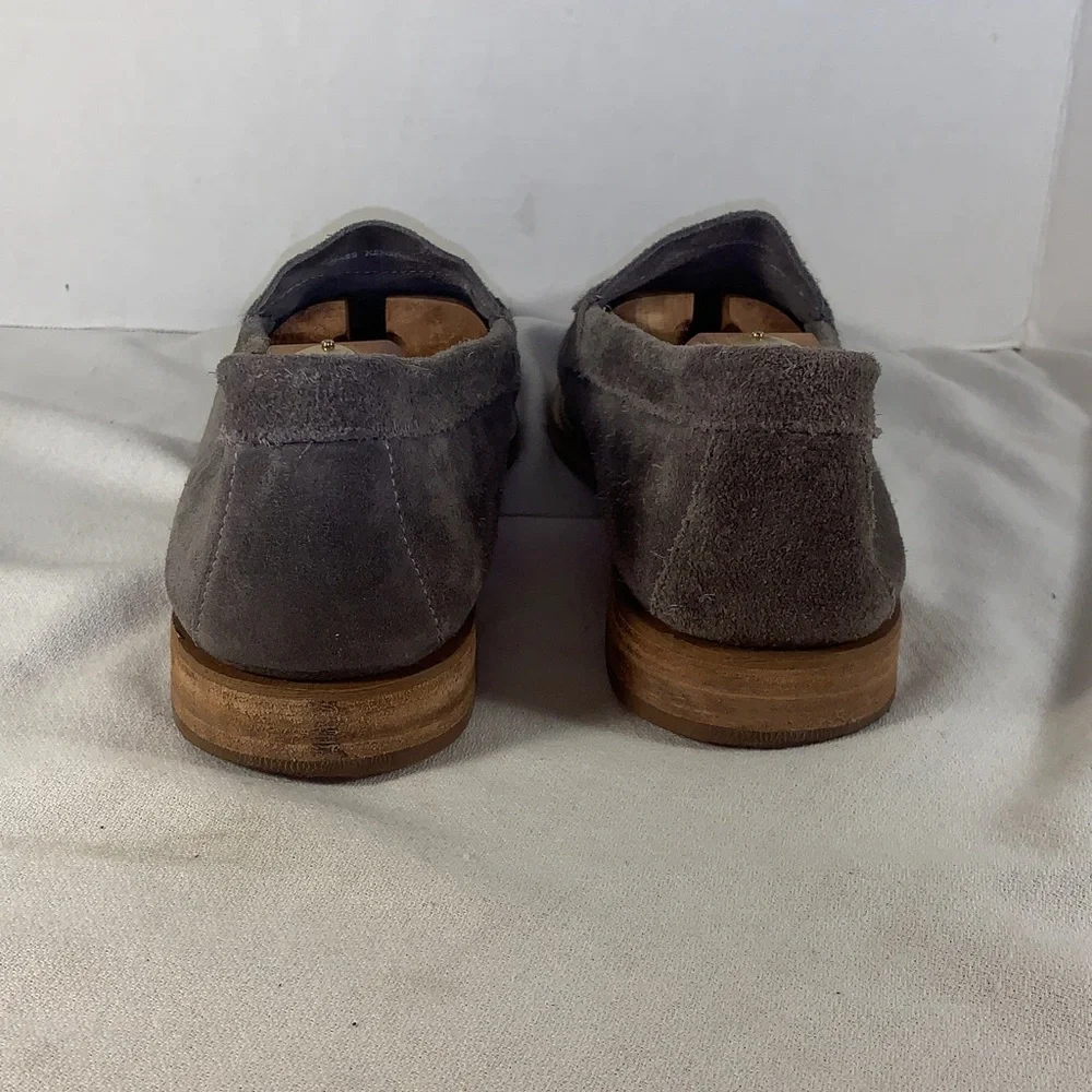 G.H. Bass & Co. Men’s “Weejuns” Gray Suede Penny Loafers